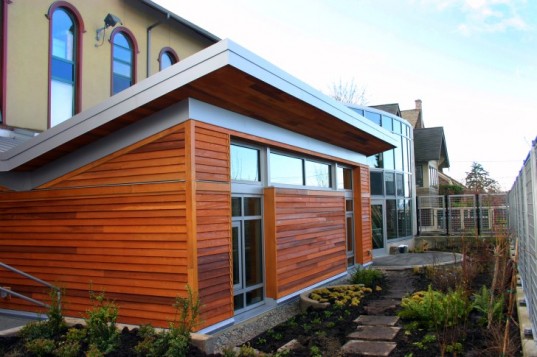 Bertschi School sustainable building exterior